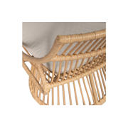thumbnail: WOOOD Fauteuil Alatna - Wicker - Naturel - 80x64x53