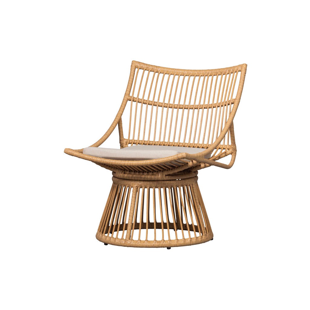 WOOOD Fauteuil Alatna - Wicker - Naturel - 80x64x53