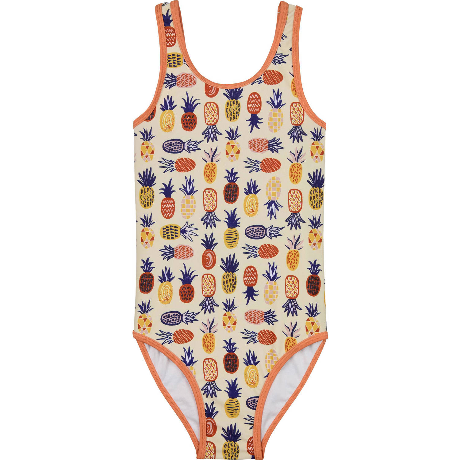 Claesen's badpak met fruitprint oranje Meisjes Polyester All over print 104-110