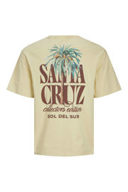 thumbnail: JACK & JONES ORIGINALS T-shirt JORMYKONOS met backprint beige