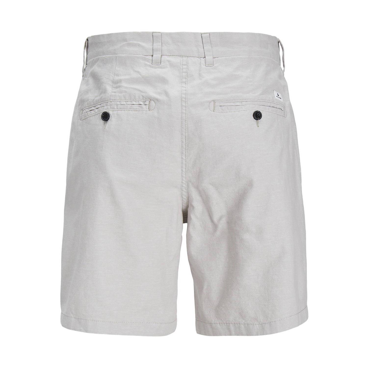 JACK & JONES PANTS STUDIO gemêleerde tapered fit short JPSTACE