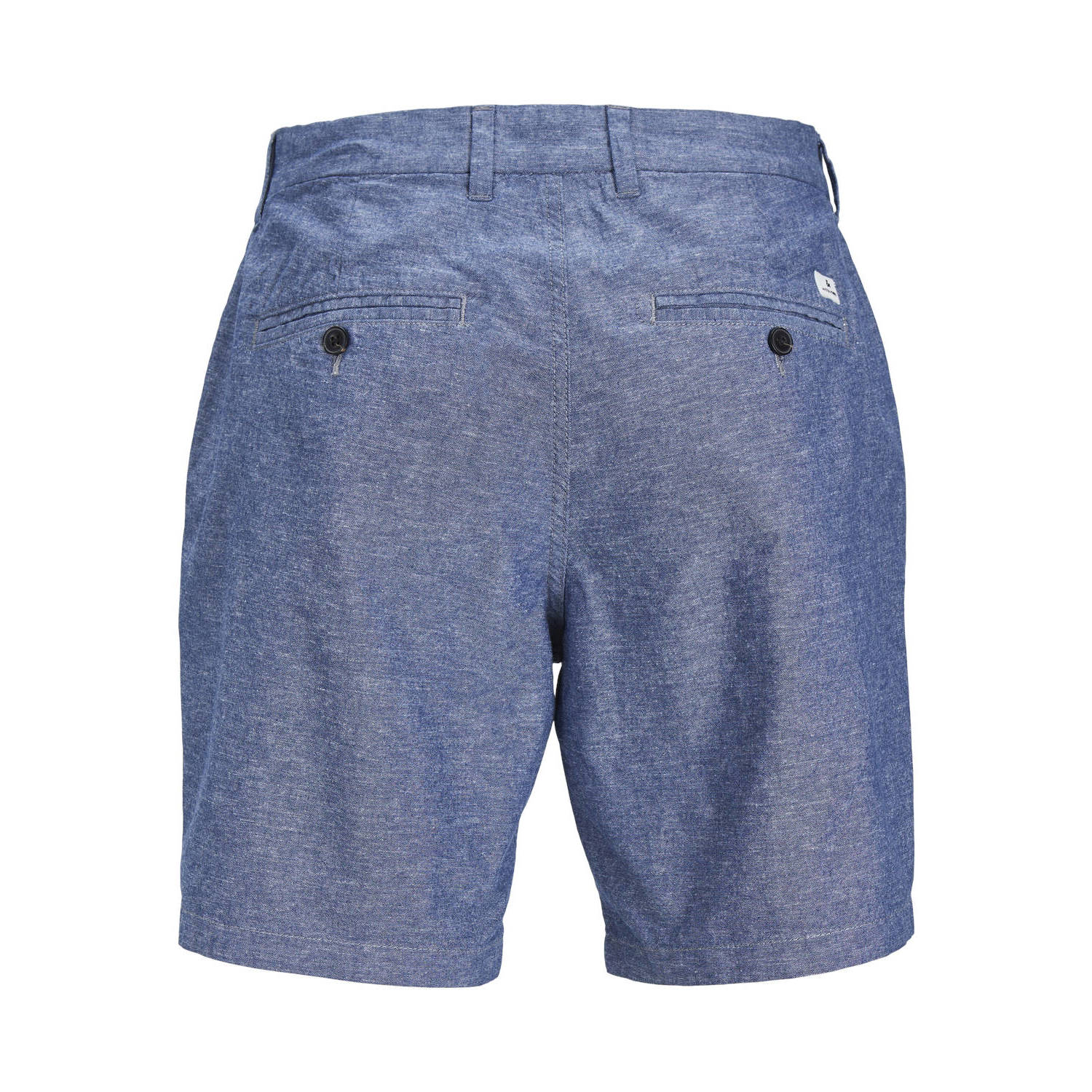 JACK & JONES PANTS STUDIO gemêleerde tapered fit short JPSTACE