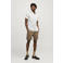 JACK & JONES ESSENTIALS gemêleerd slim fit overhemd JJEABEL cloud dancer