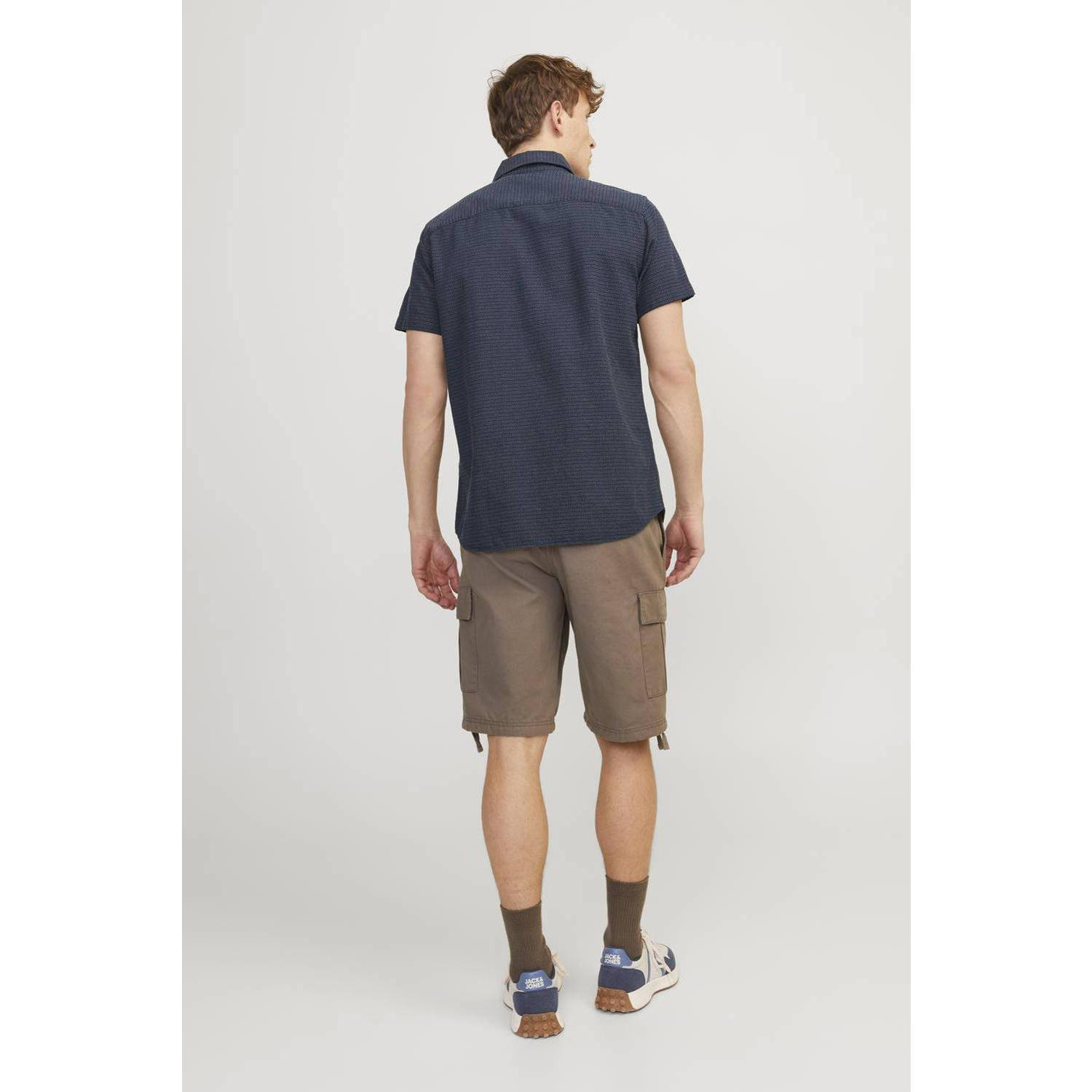 JACK & JONES ESSENTIALS gemêleerd slim fit overhemd JJEABEL