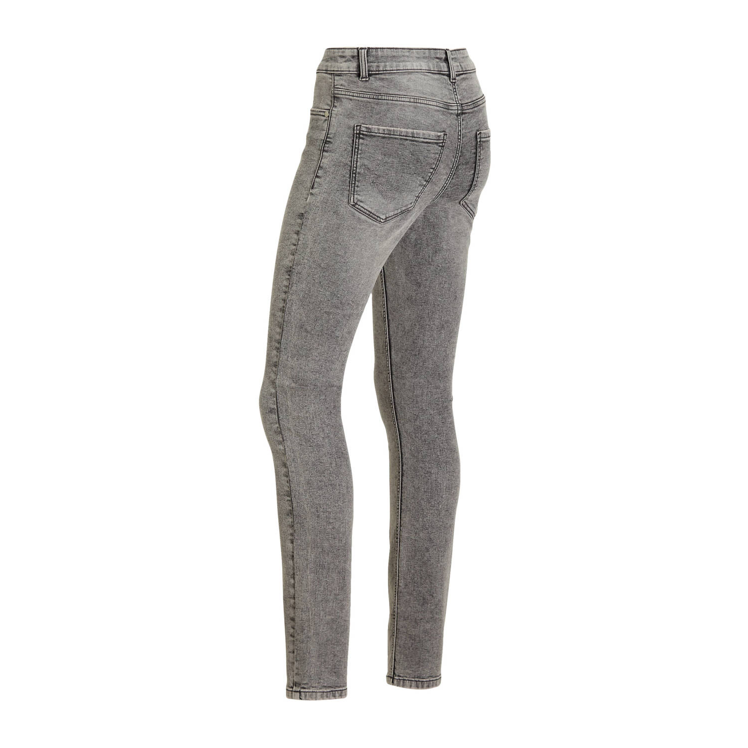 anytime mid rise skinny jeans grijs