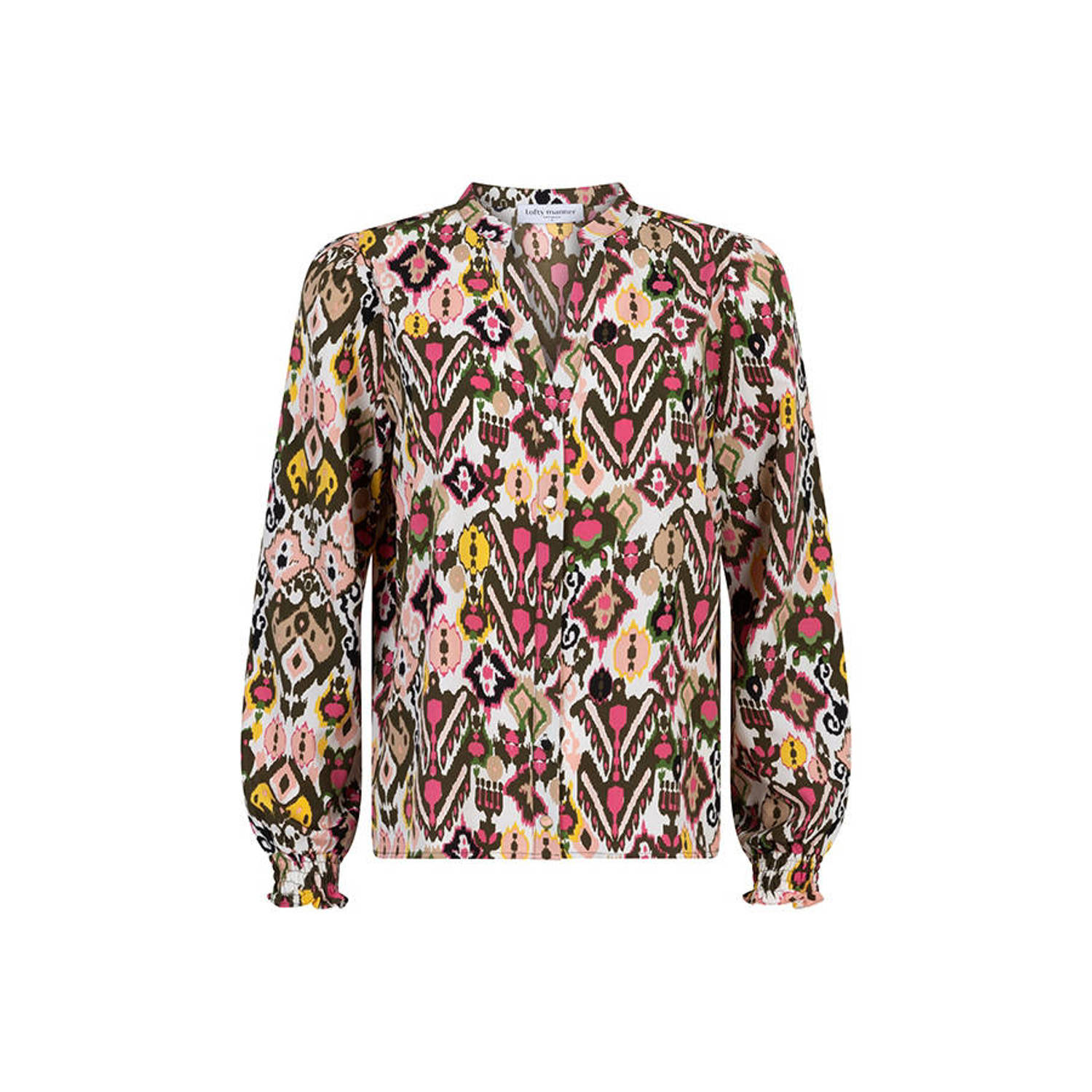 Lofty Manner Kimber Lange Mouw Blouse Multicolor Dames