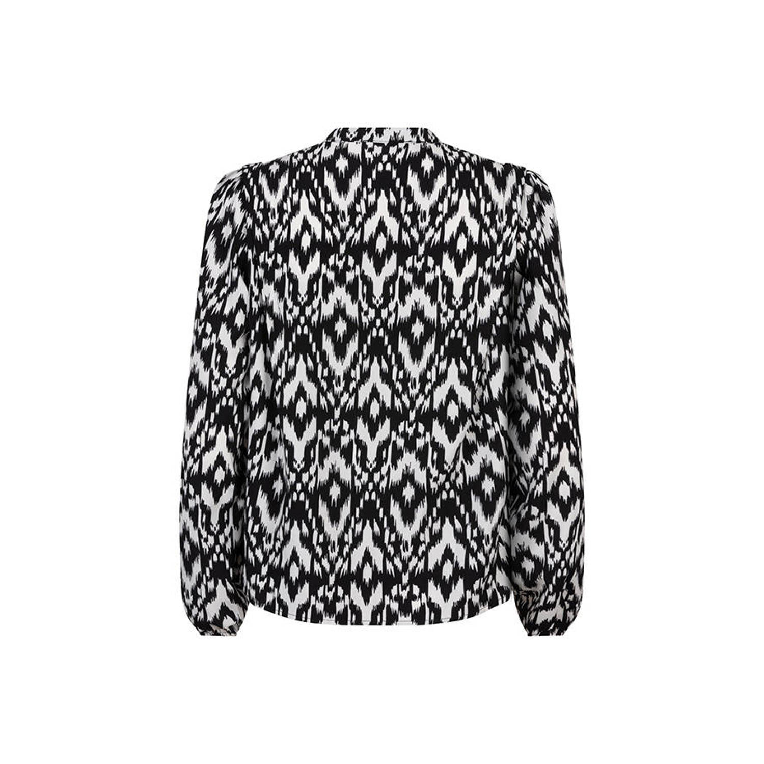 Lofty Manner blouse zwart wit