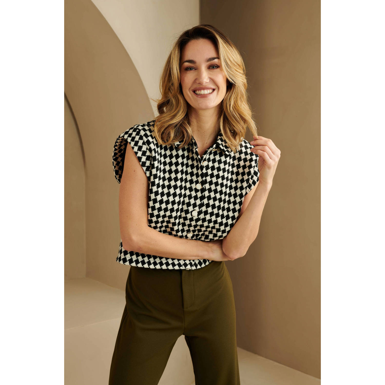 Lofty Manner Candece Gilet Multicolor Dames