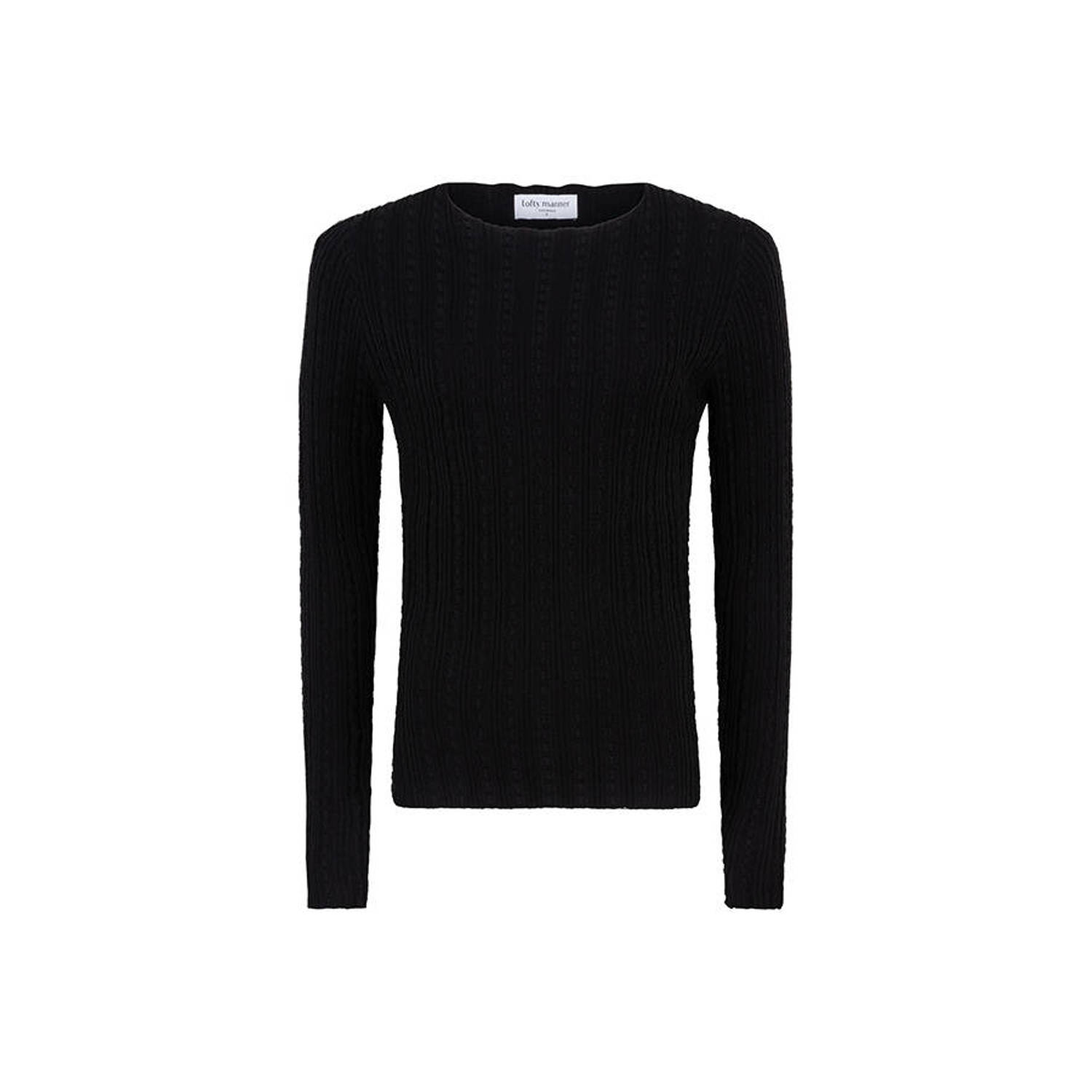 Lofty Manner Louisa Sweater Black Dames