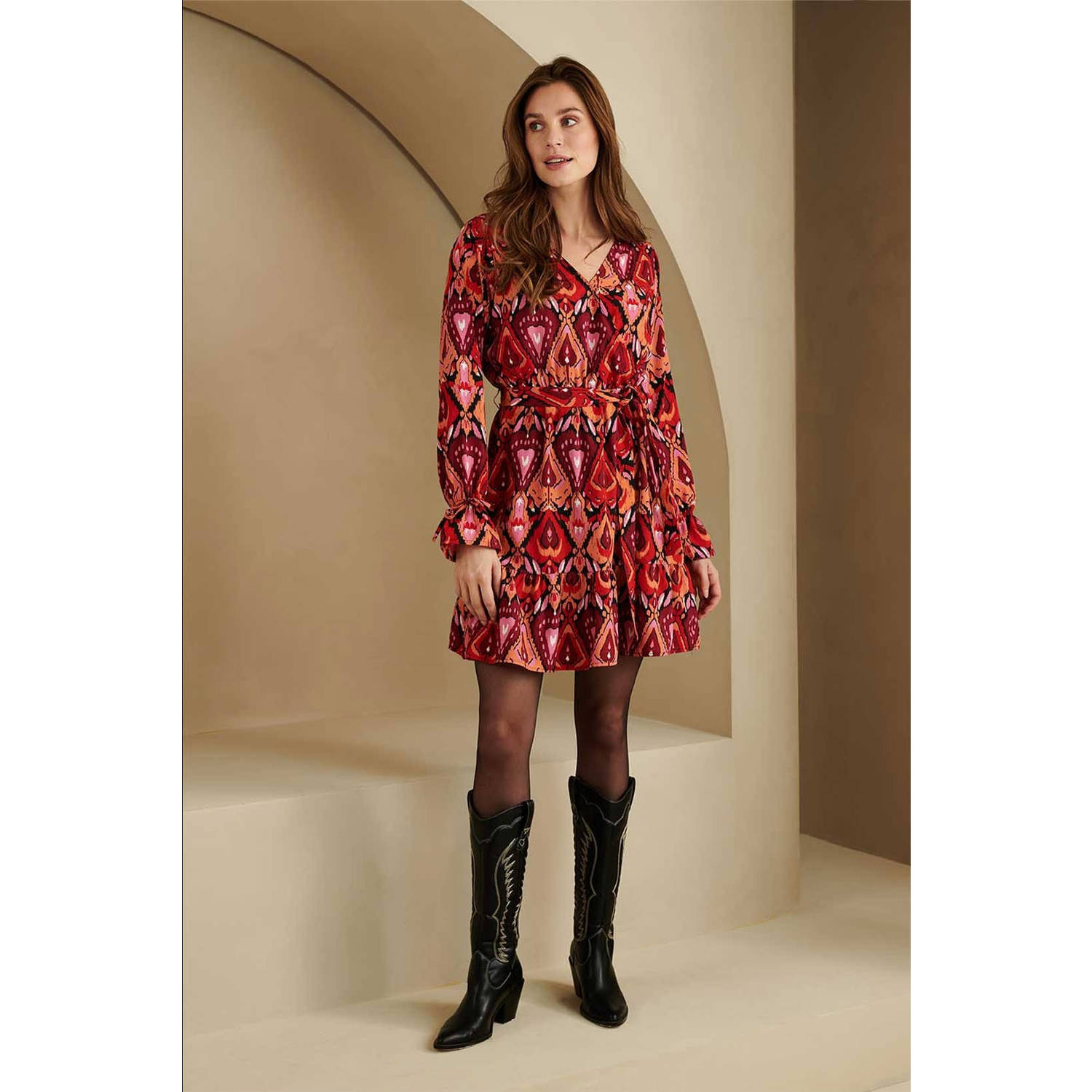 Lofty Manner jurk met all over print