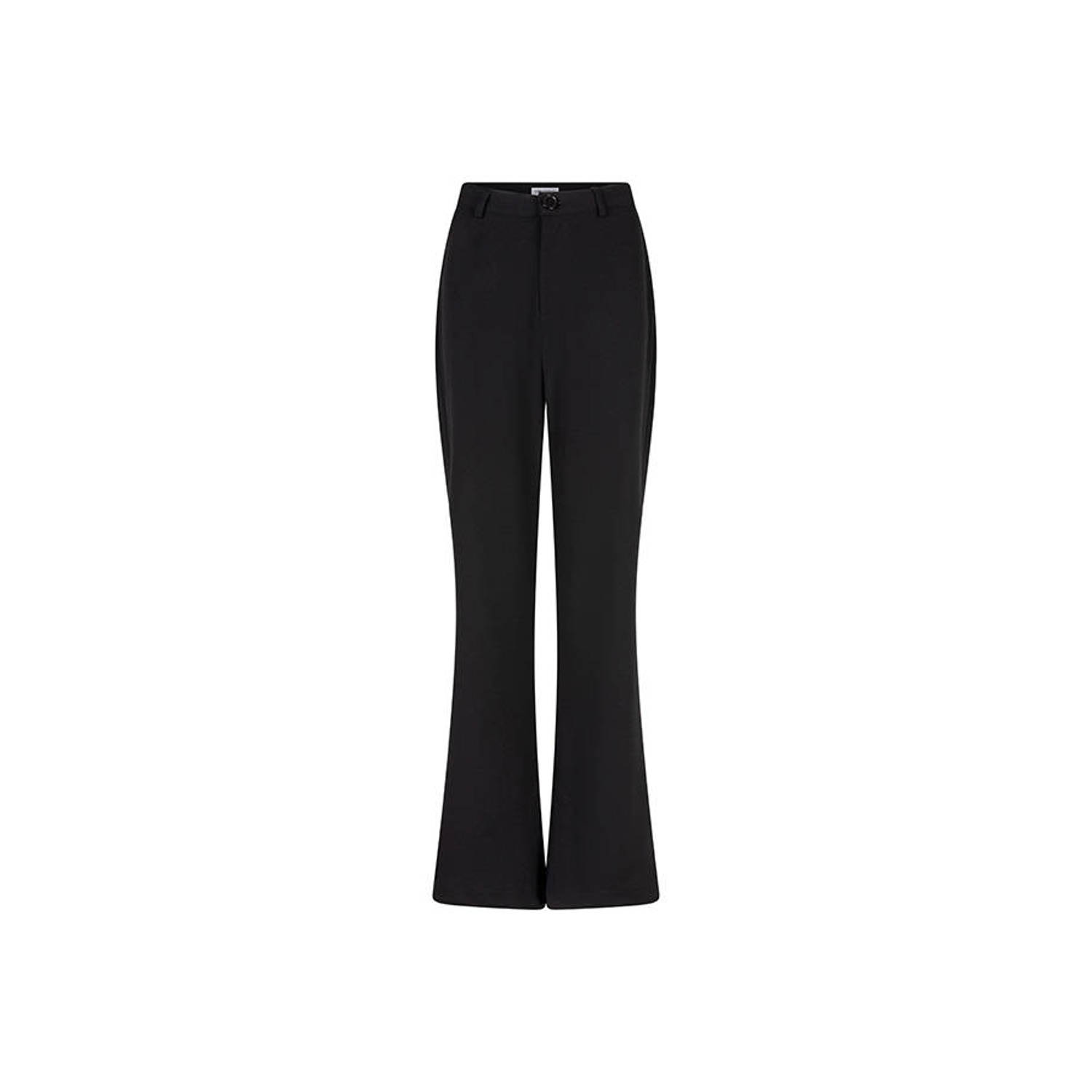 Lofty Manner high waist flared broek zwart