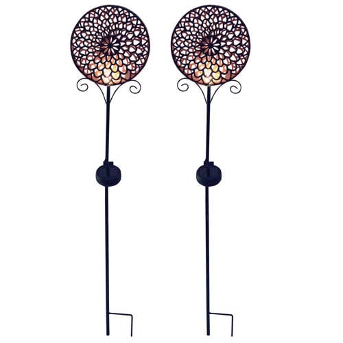 Luxform solar Flower Sun Mandala, (set van 2) afbeelding