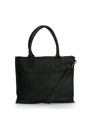 leren crossbody tas zwart