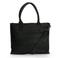 Manfield leren crossbody tas zwart