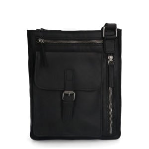 leren crossbody tas zwart