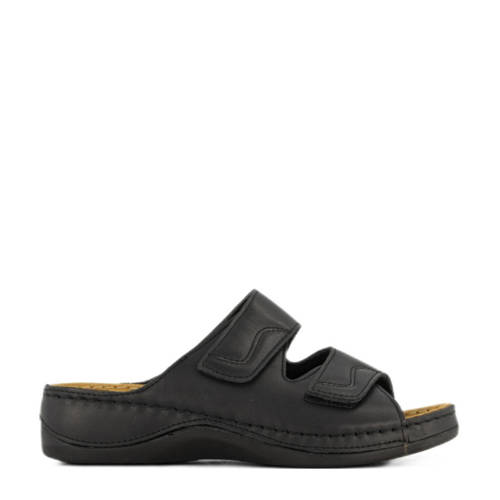 Medicus leren slippers zwart afbeelding