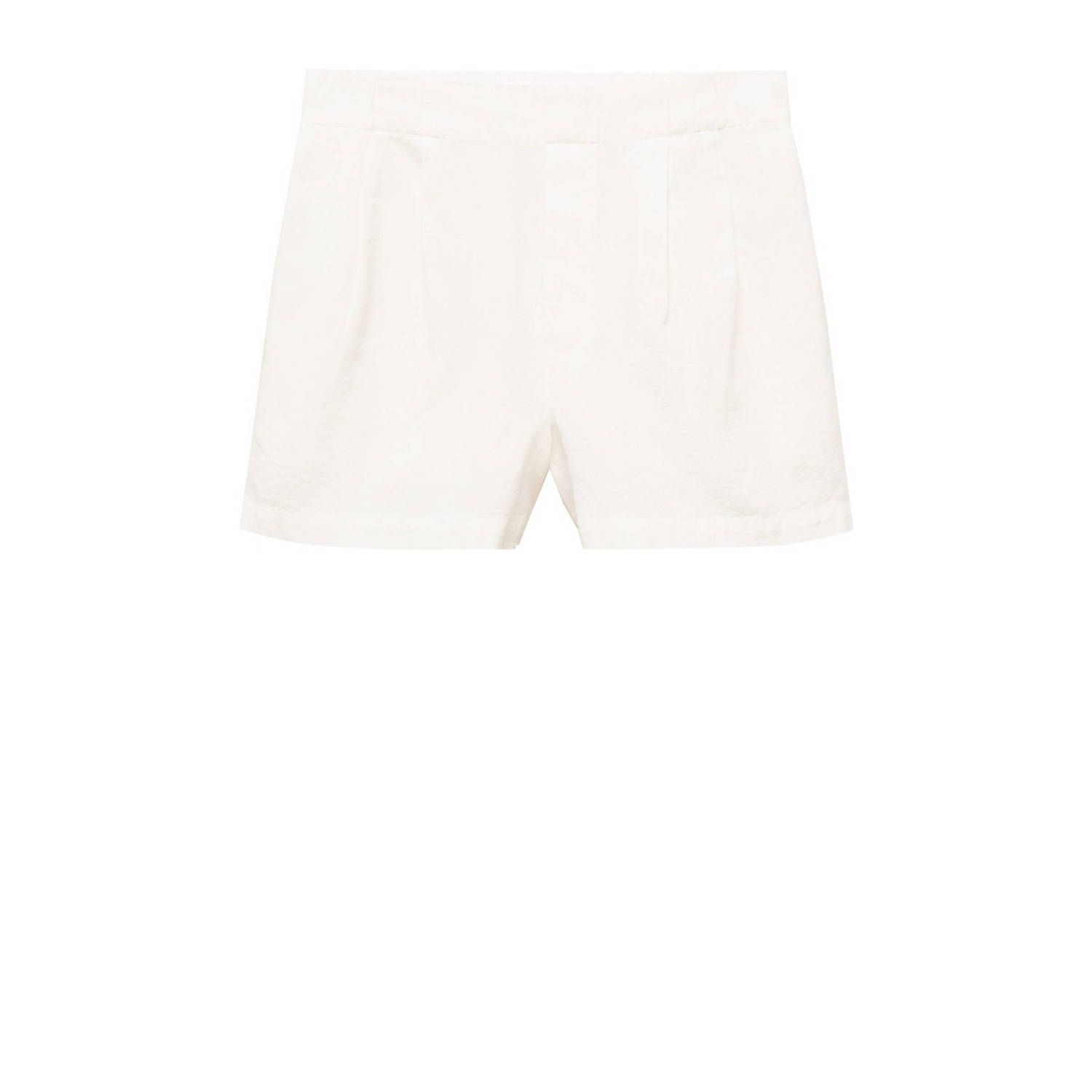 Mango Kids chino short wit Korte broek Meisjes Katoen Effen 152(XXS)