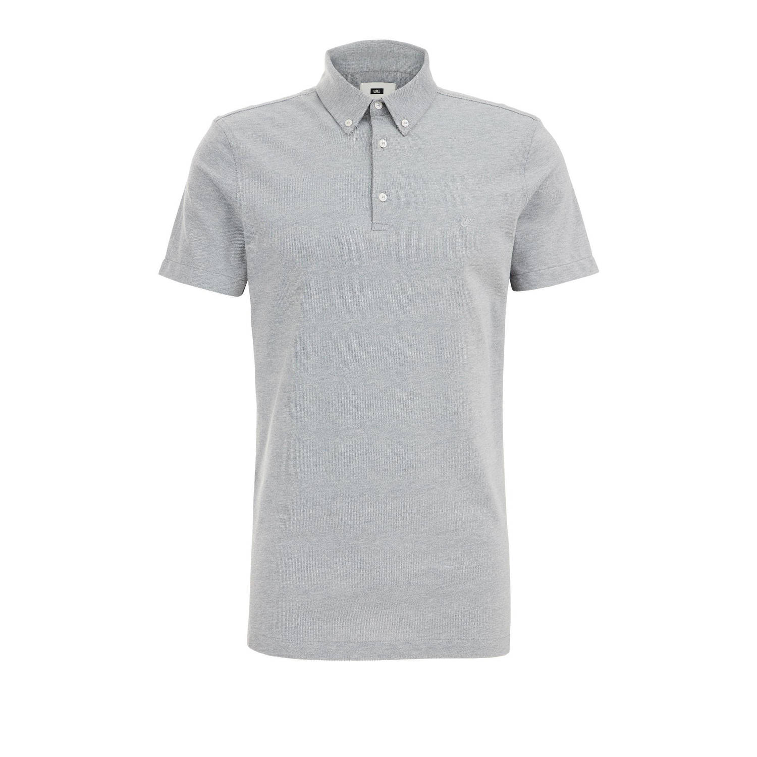 WE Fashion slim fit polo met logo mouse