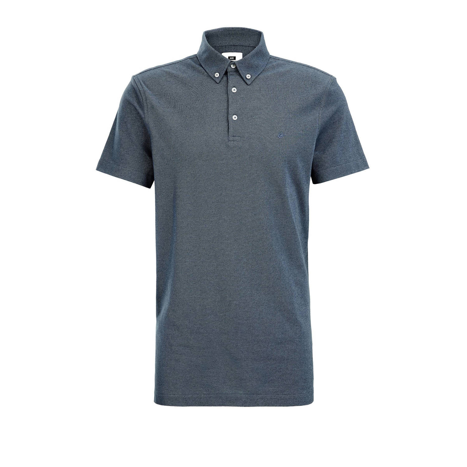 WE Fashion slim fit polo met logo misty wind