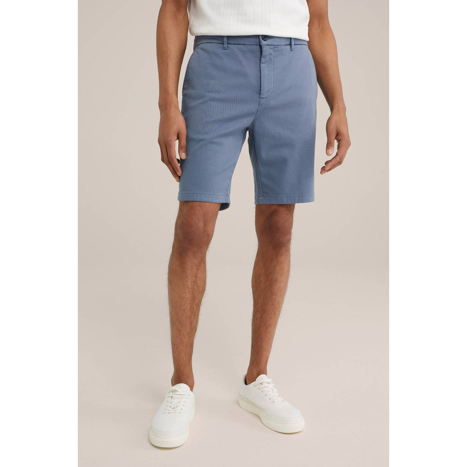 WE Fashion regular fit chino short highway blue