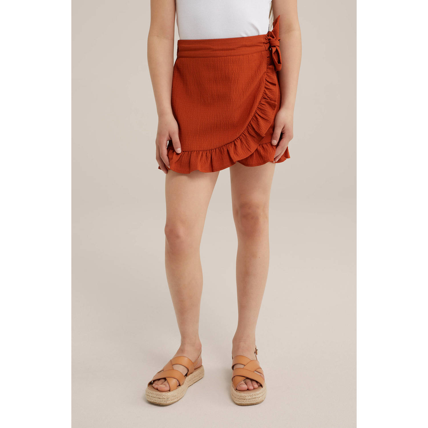 WE Fashion effen skort