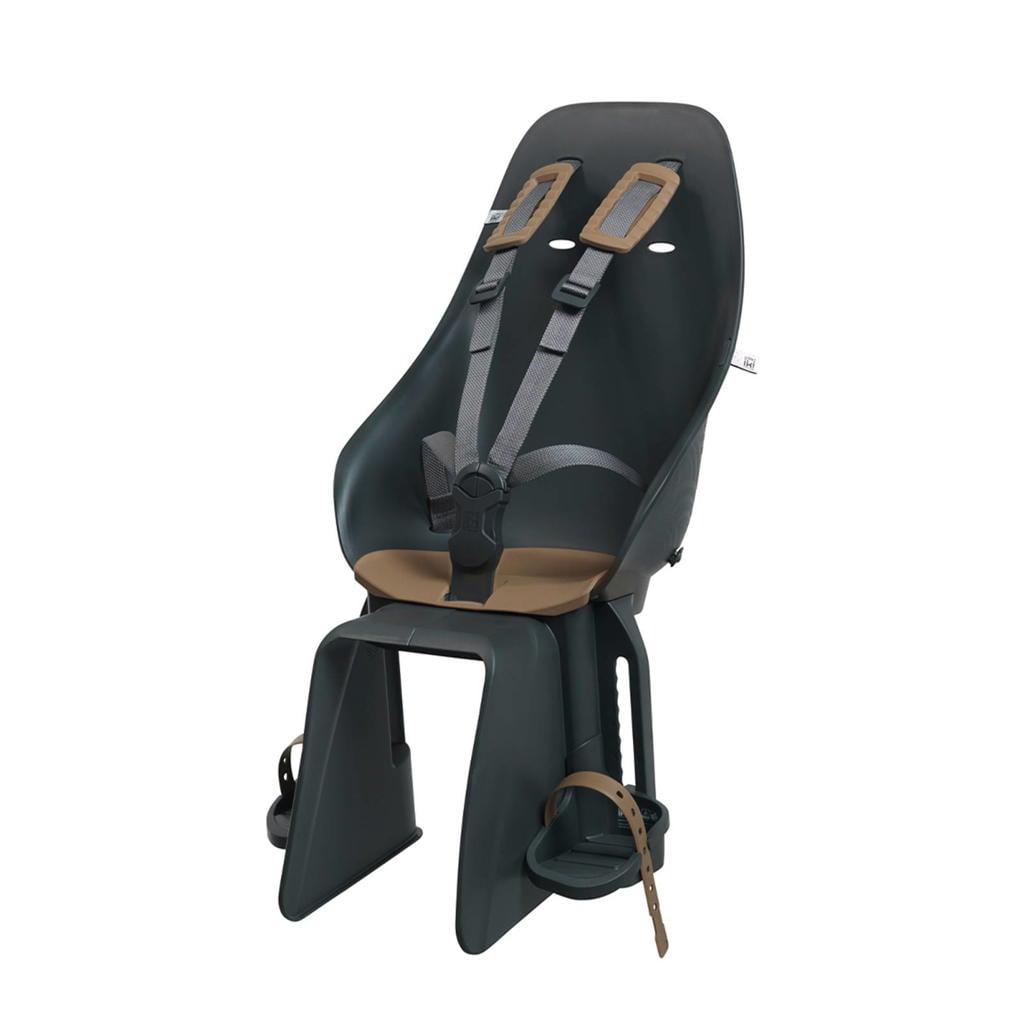 Urban Iki Ta—ke fietsstoeltje achter - Bincho Black/Kurumi Brown