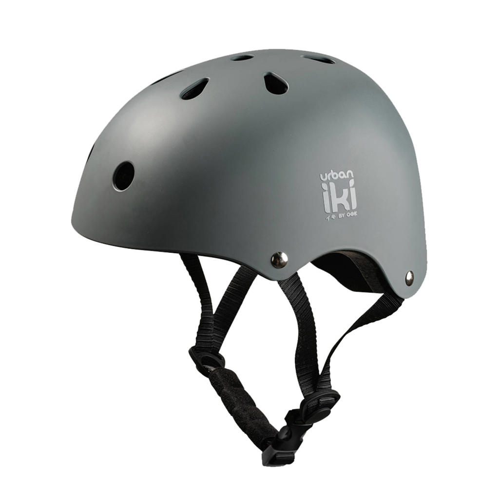 Urban Iki kinder fietshelm M (50-54 cm) - Ishikoro Grey