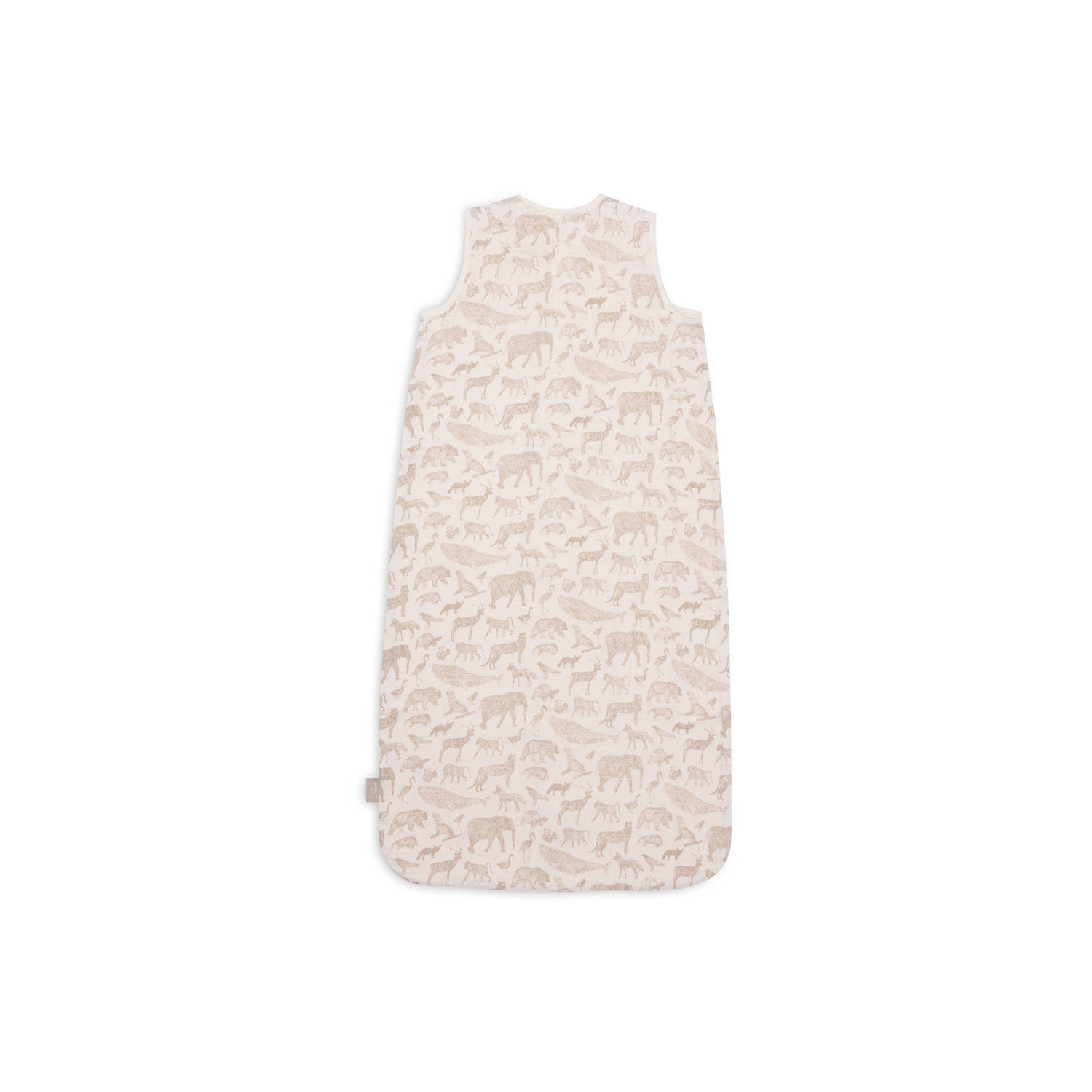 Jollein hydrofiele slaapzak Animals Nougat