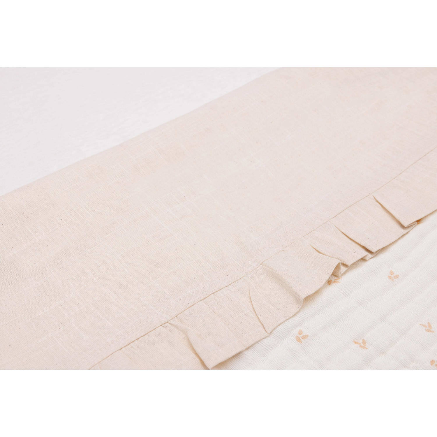 Jollein wieglaken Ruffle Natural