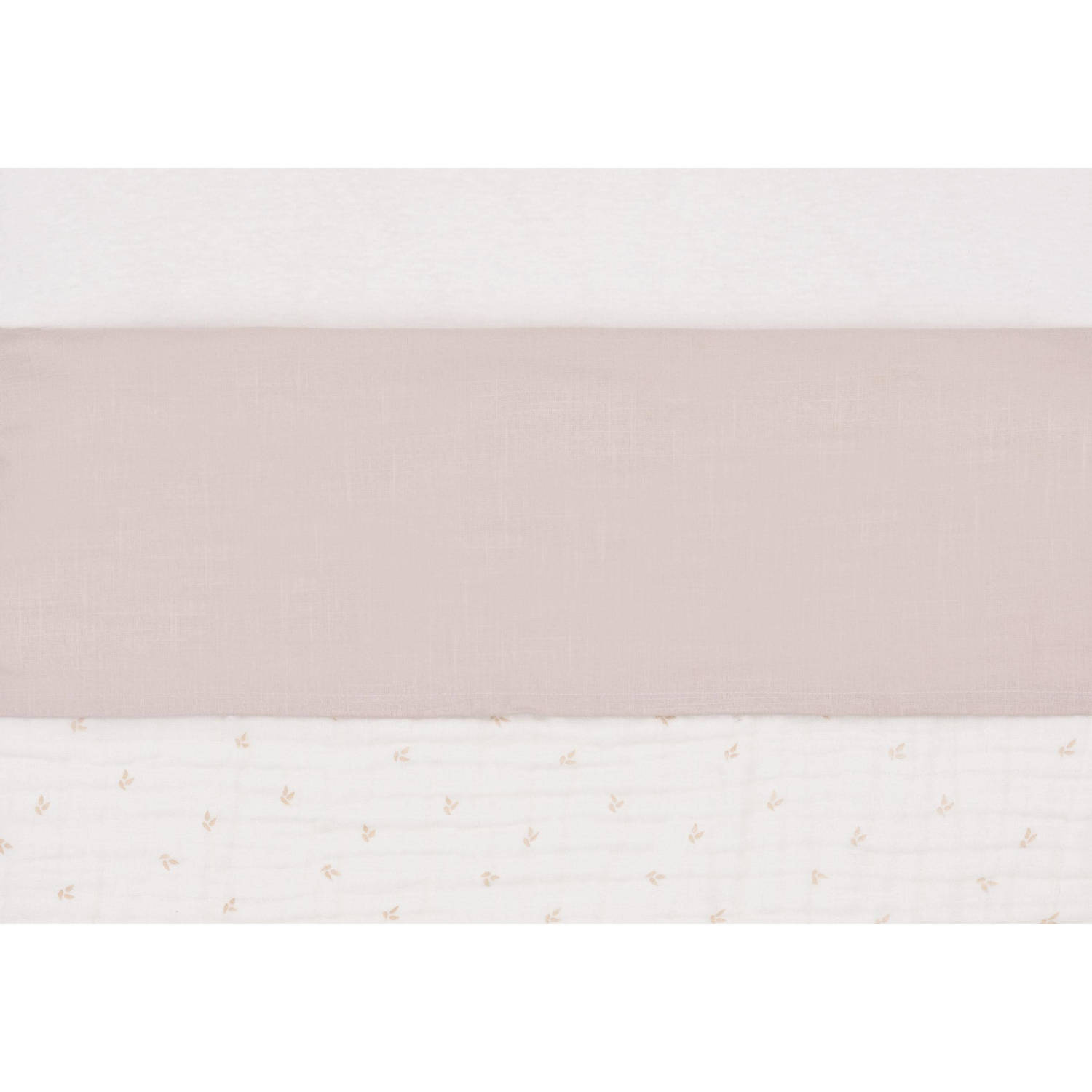 Jollein wieglaken Slub Nougat