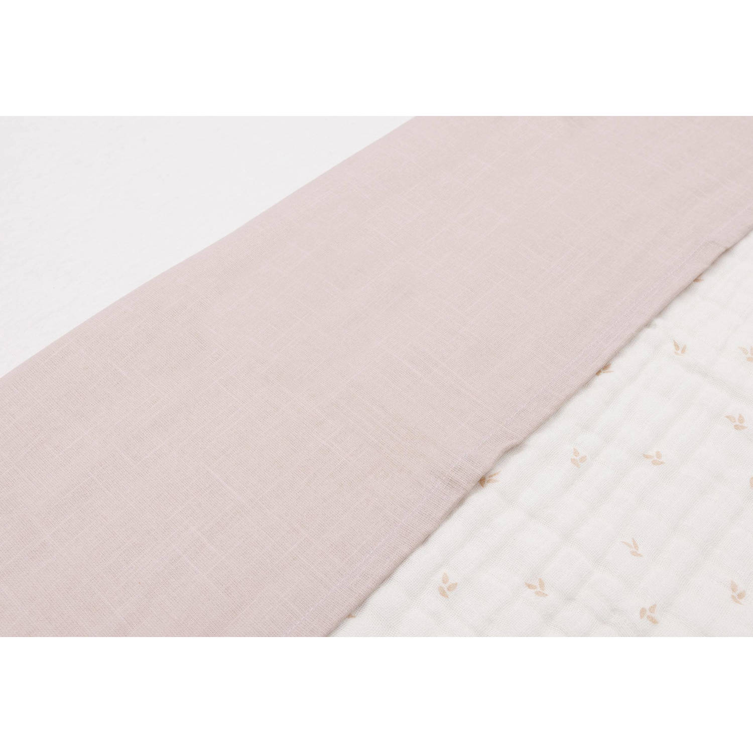 Jollein wieglaken Slub Nougat