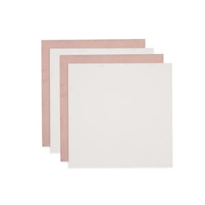 Hydrofiele Doek Small 70x70cm oudroze/ivoor (4 pack)