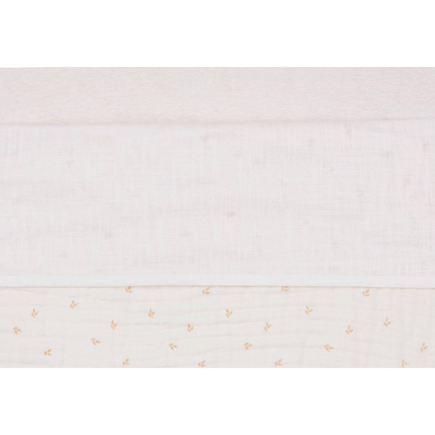 Jollein wieglaken Slub Ivory