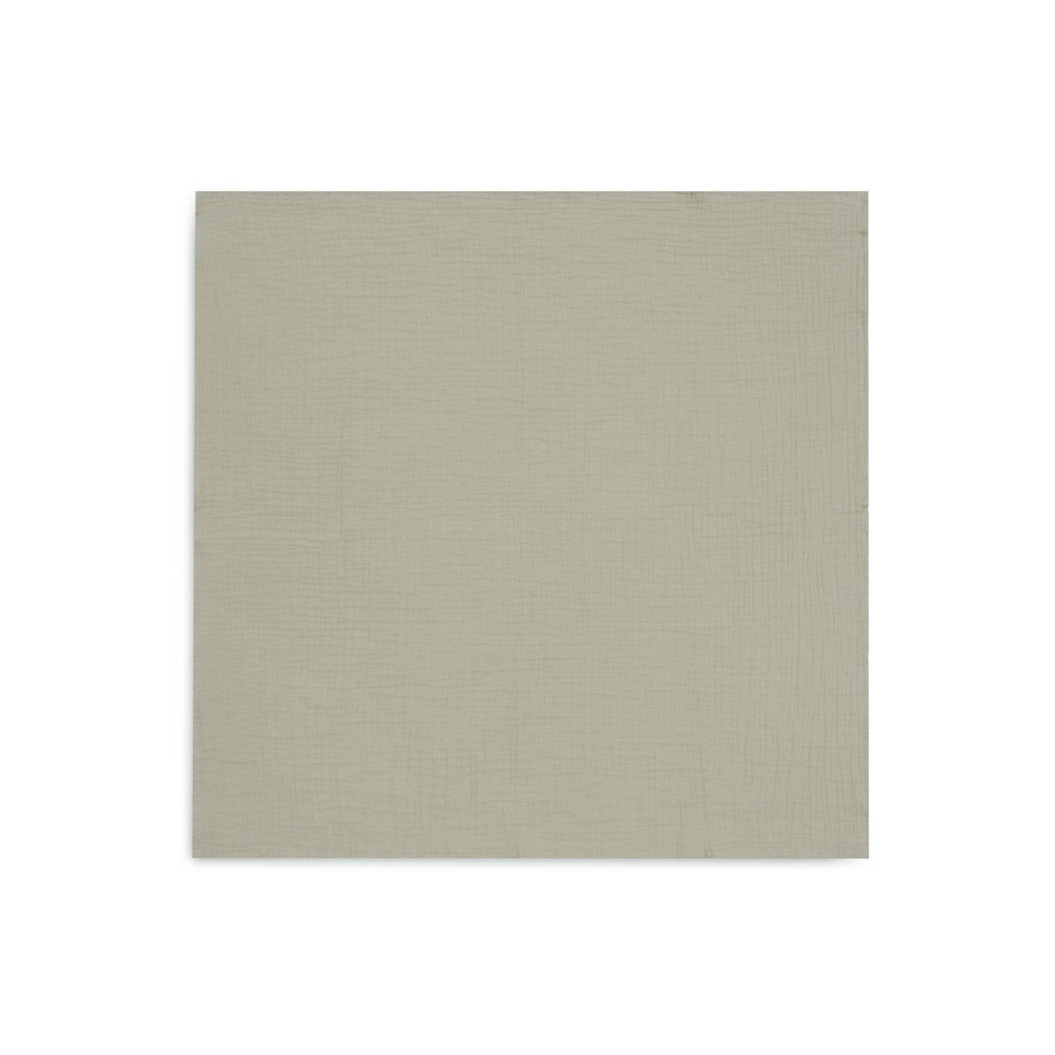 Jollein Hydrofiele Doek Small 70x70cm olijfgroen ivoor (4 pack)