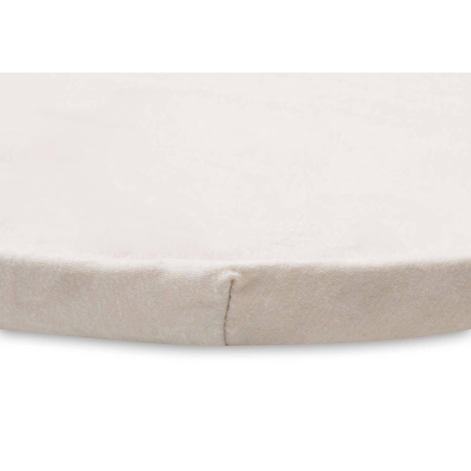 Jollein jersey boxmatras hoeslaken Ø95cm Nougat