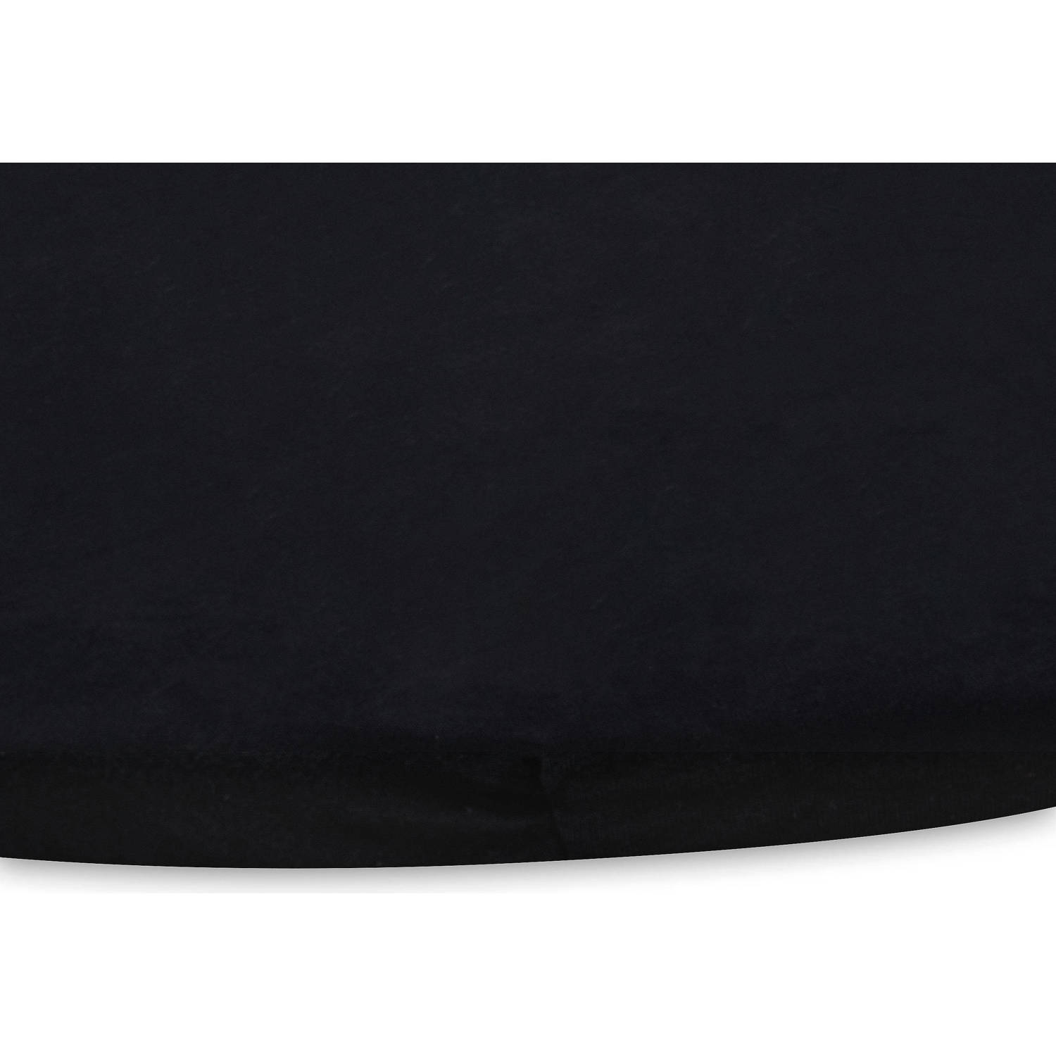 Jollein jersey boxmatras hoeslaken Ø95cm Black