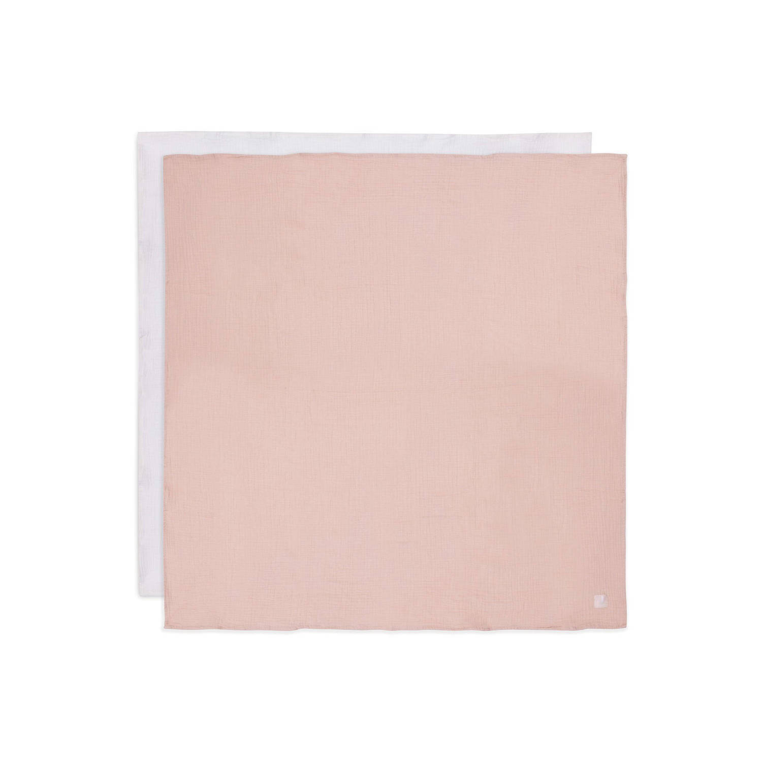 Jollein hydrofiele doek Wild Rose Ivory Large set van 2 Hydrofiele luiers Roze