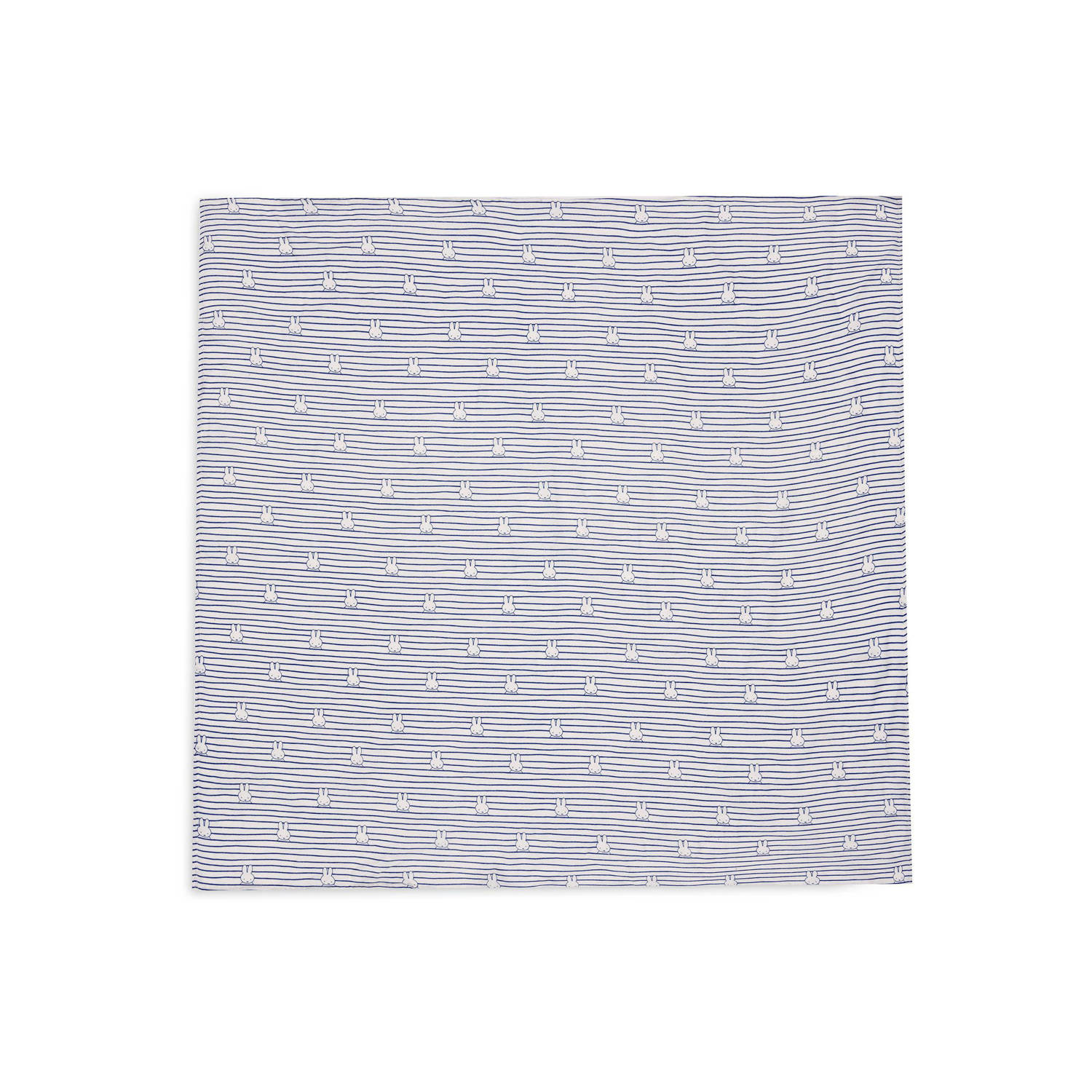 Jollein hydrofiele doek large Miffy Stripe Navy set van 2