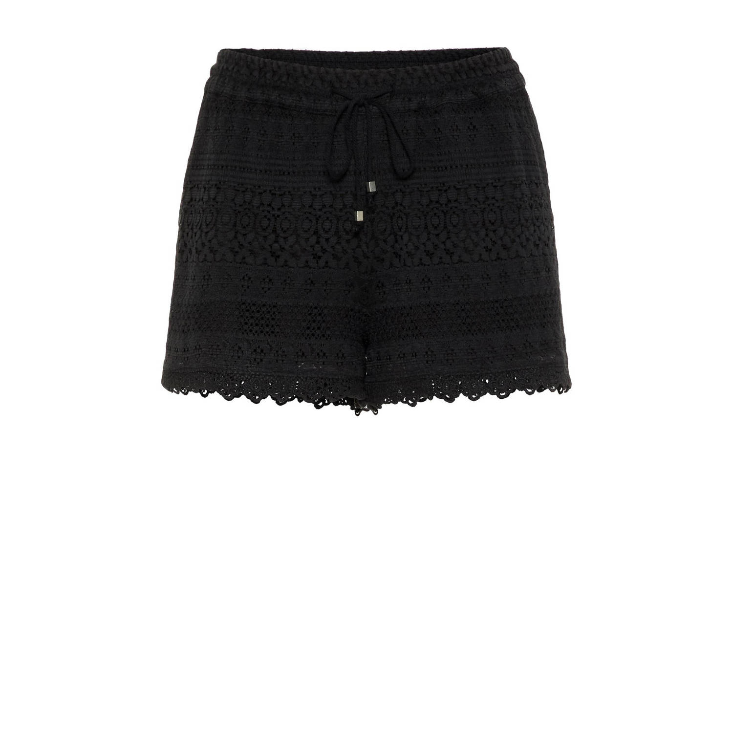 VERO MODA high waist regular fit short zwart