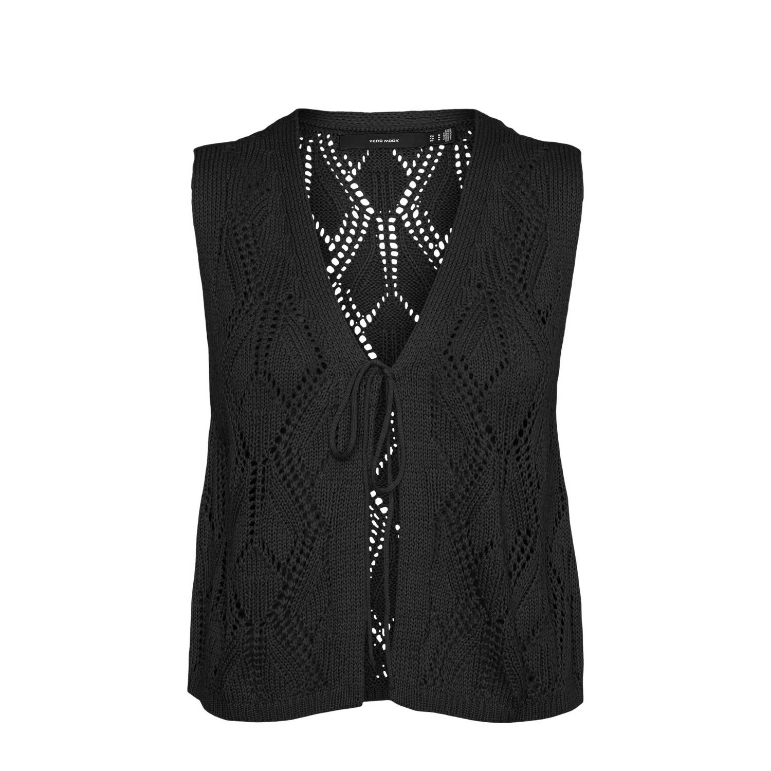 VERO MODA gilet zwart