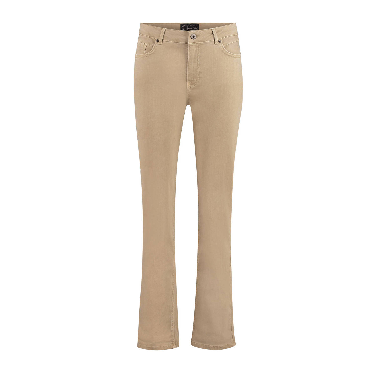 Expresso flared jeans beige