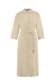thumbnail: Expresso linnen blousejurk beige