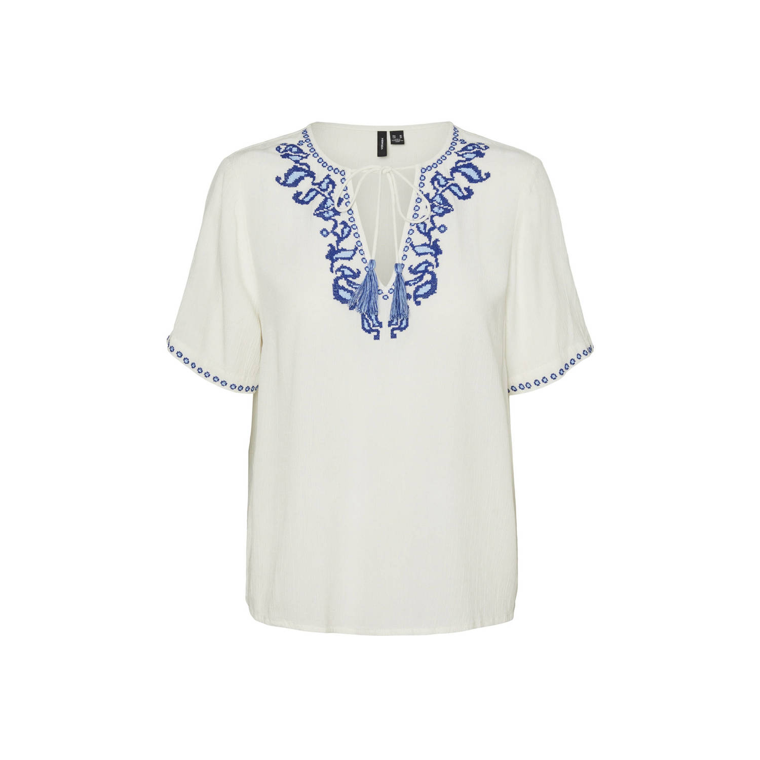 Vero moda Svella Short Sleeve V-neck Top