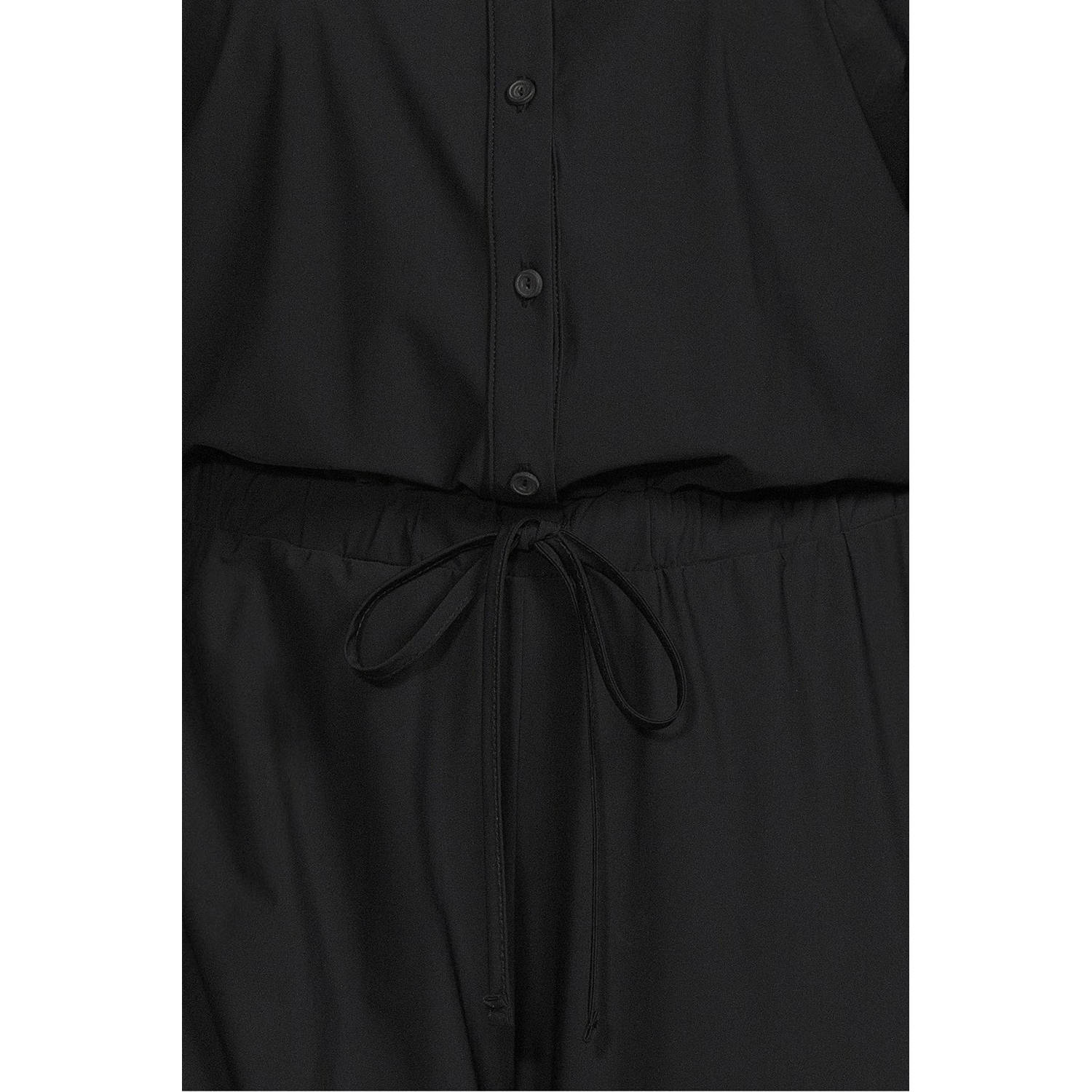 GREAT LOOKS travelstof jumpsuit zwart
