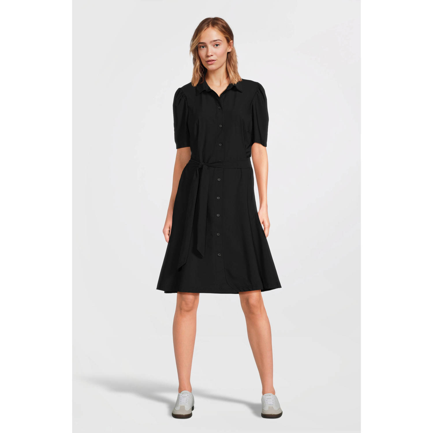 Imagine blousejurk van travelstof zwart