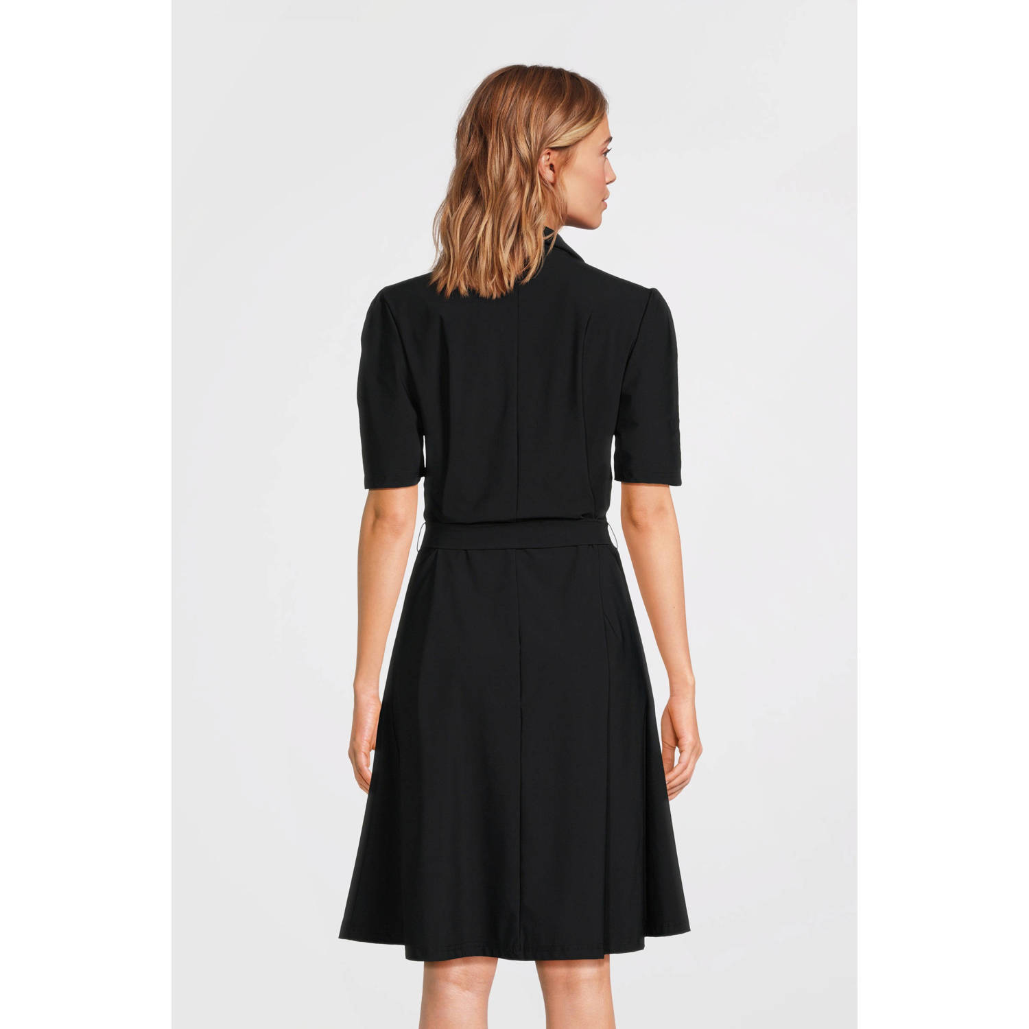Imagine blousejurk van travelstof zwart