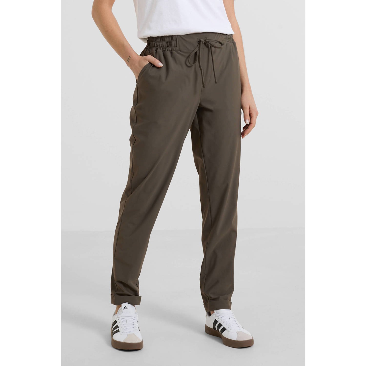 Imagine travel slim fit broek khaki
