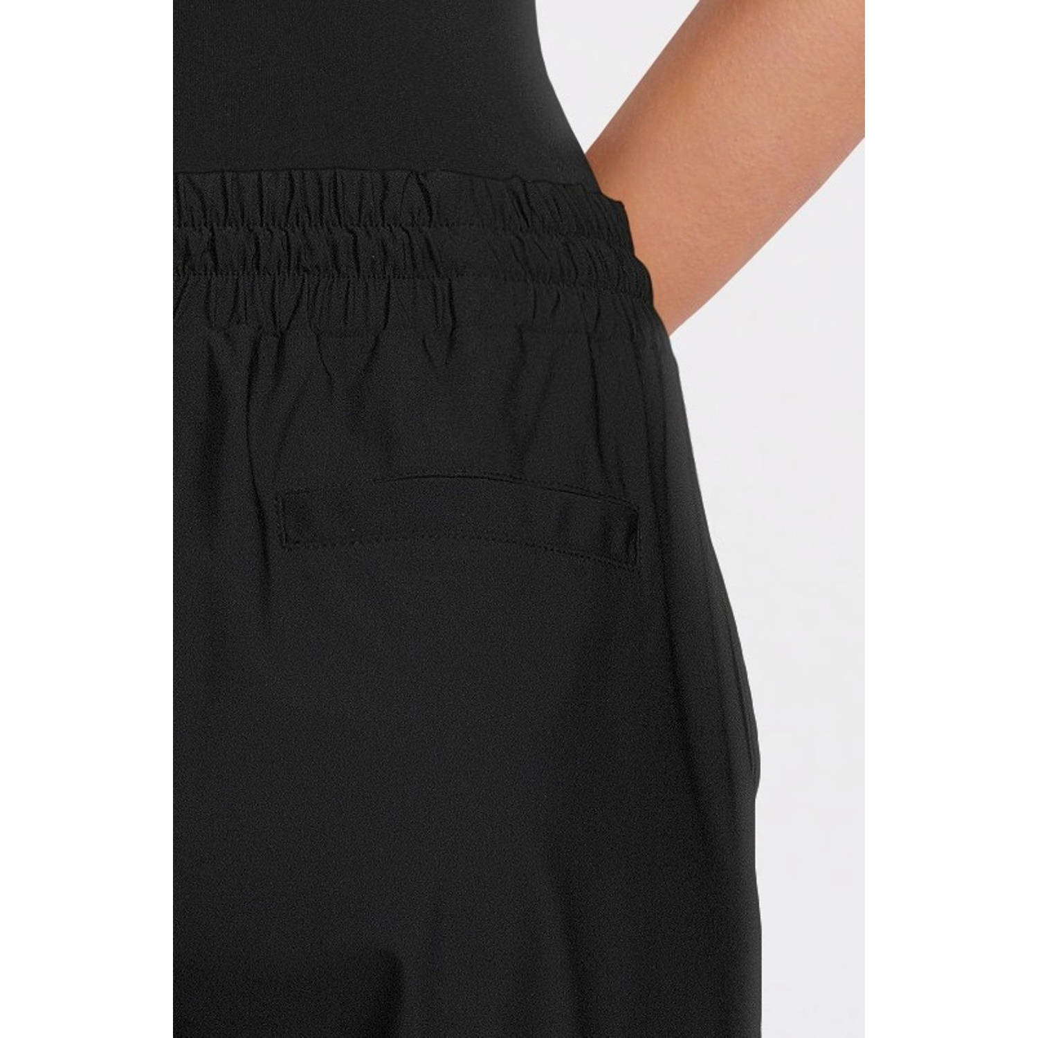 Imagine travel slim fit broek zwart
