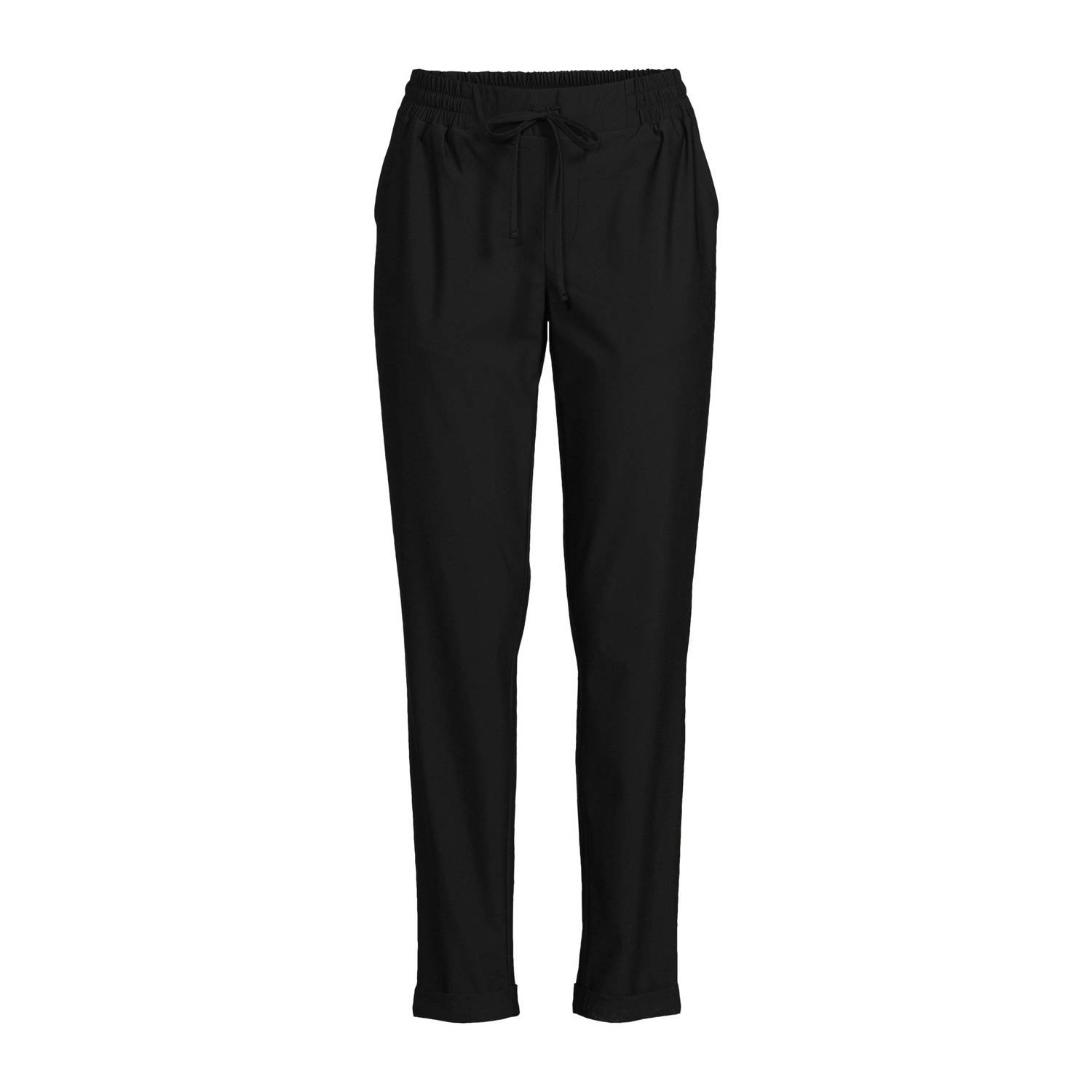 Imagine travel slim fit broek zwart