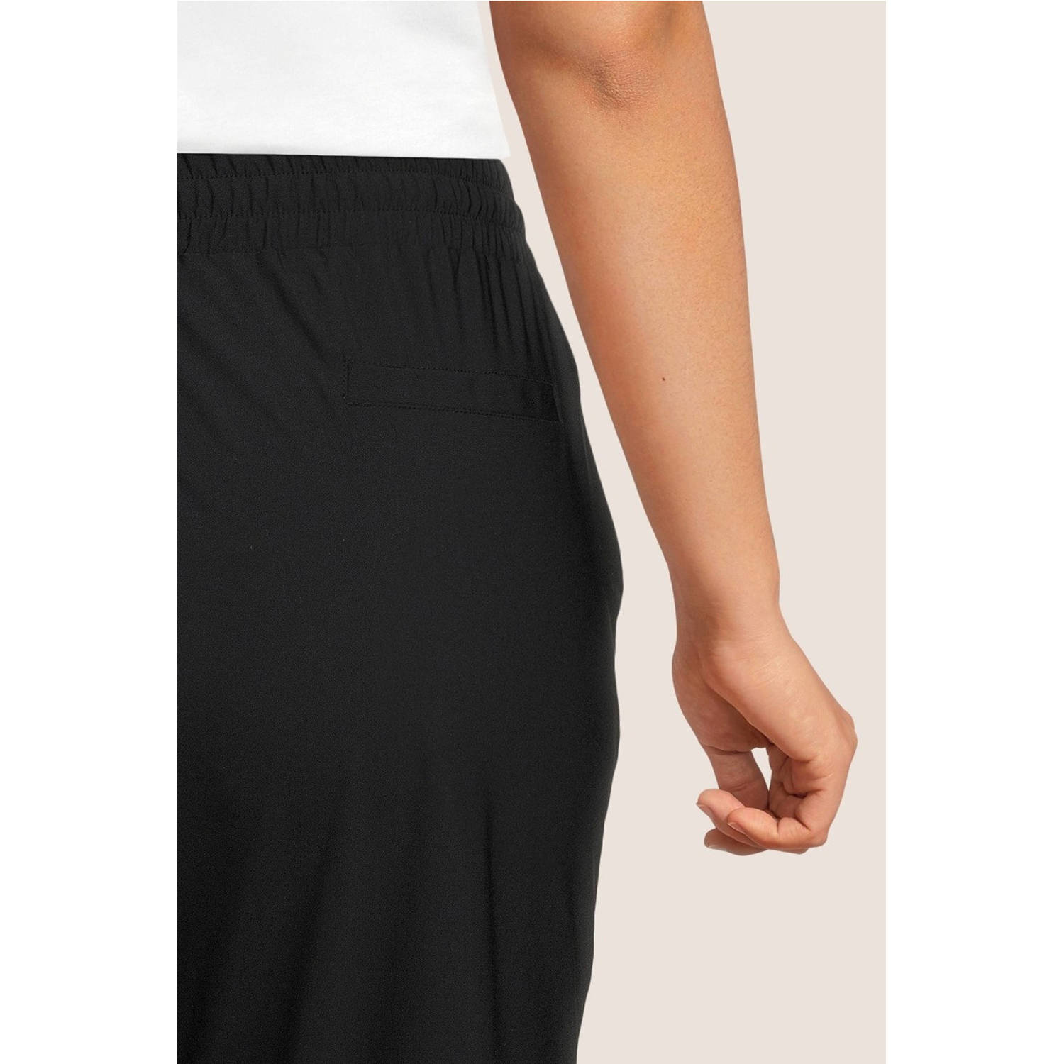 GREAT LOOKS travel slim fit broek zwart